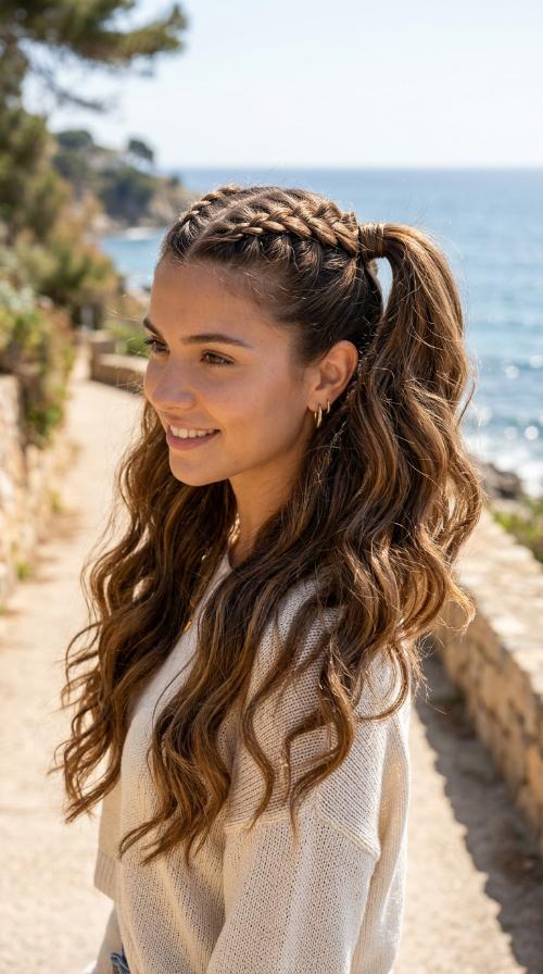 Braided High Pigtails