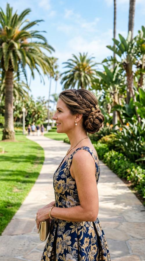 Braided Low Bun