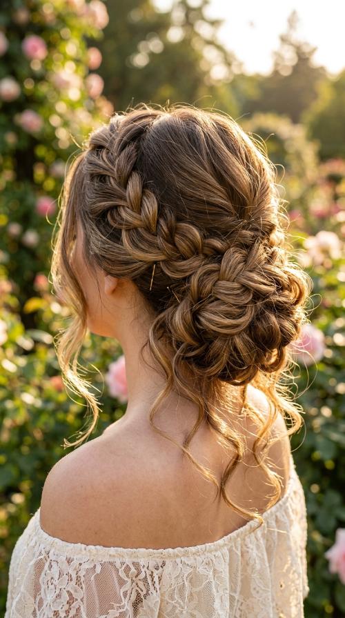 Braided Low Bun