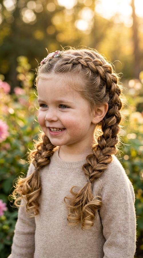 Braided Piggy Tails