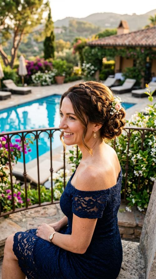 Braided Rose Bun