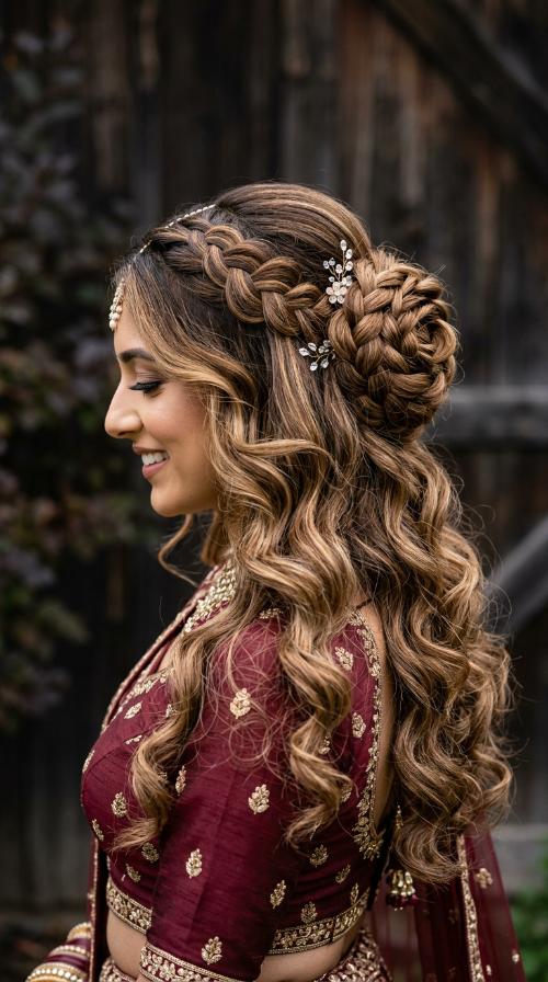 Braided Rose Bun