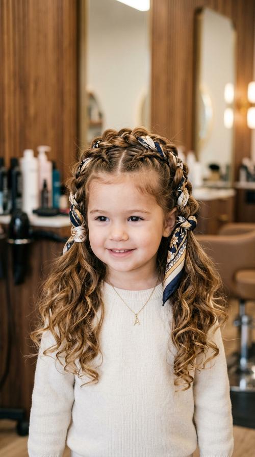 Braided Scarf Style