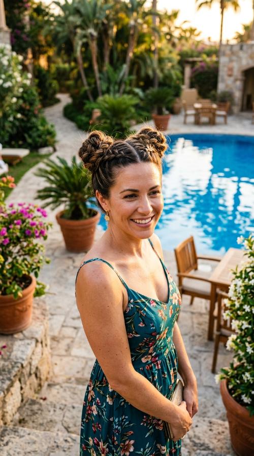 Braided Space Buns