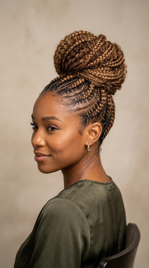Braided Top Knot