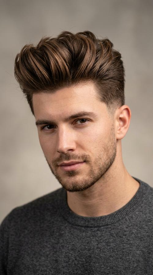 Brushed-Up Quiff