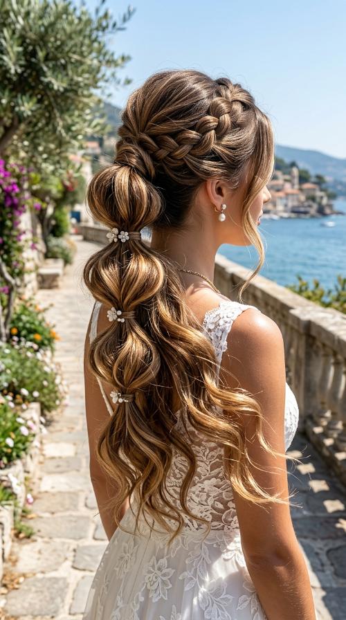 Bubble Braid Ponytail