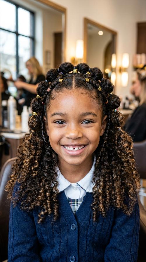 Bubble Braids for Natural Hair