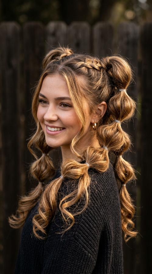 Bubble Pigtails