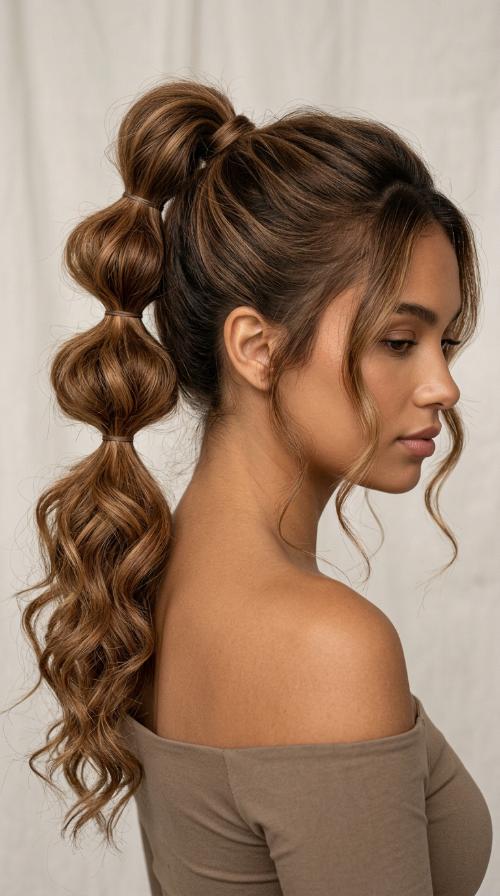 Bubble Ponytail