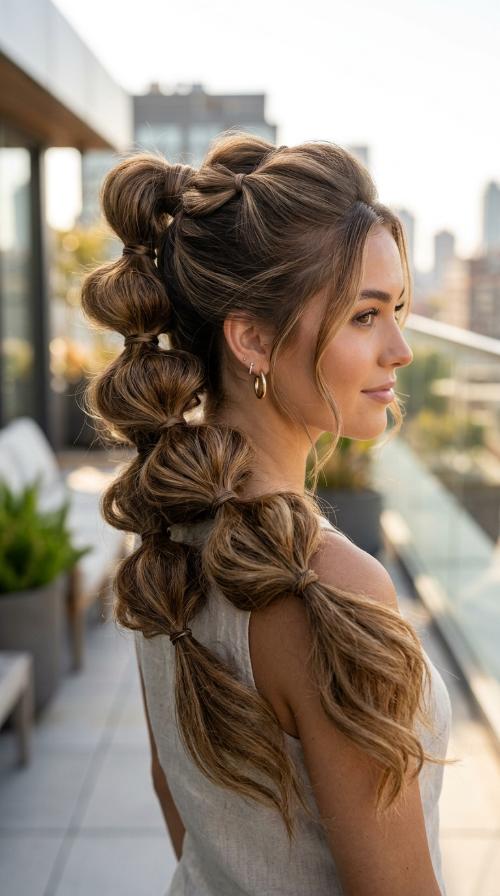 Bubble Ponytail