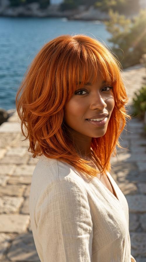 Carrot Bob with Bangs