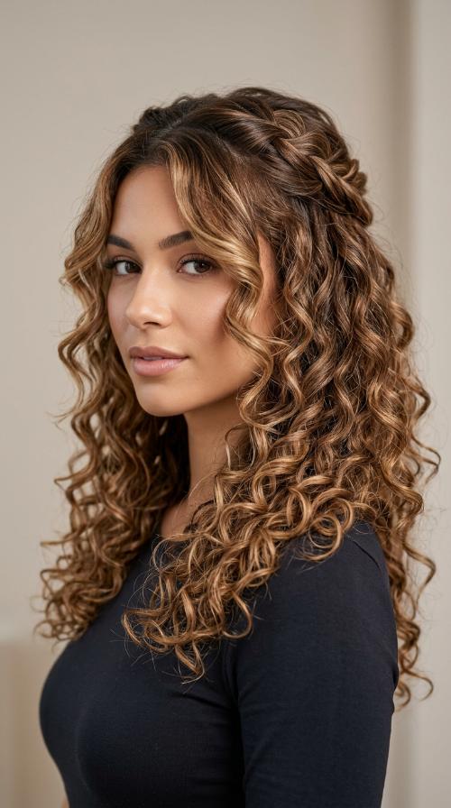 Cascading Face-Framing Curls