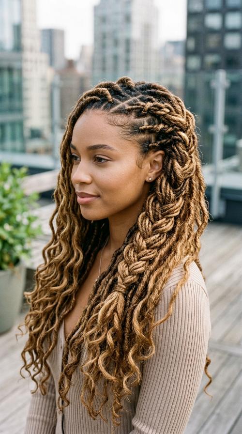 Cascading Side Braid