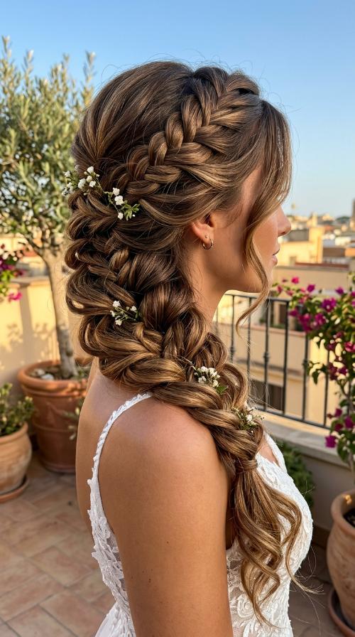 Cascading Side Braid