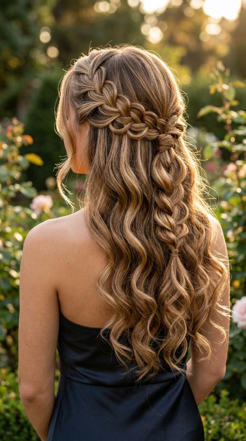 Cascading Waterfall Braid