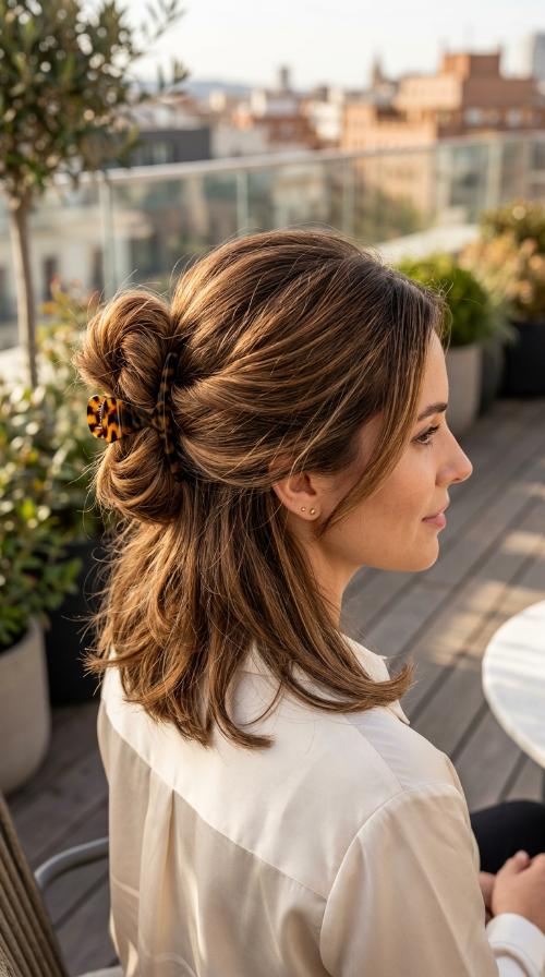 Chignon with Claw Clip