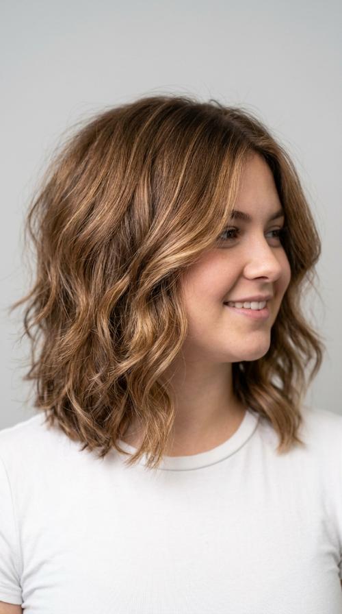 Choppy Lob (Long Bob)