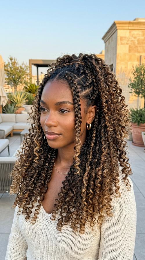 Chunky Braid Out