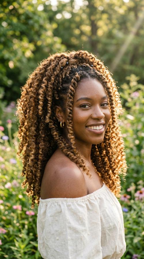 Chunky Braid Out