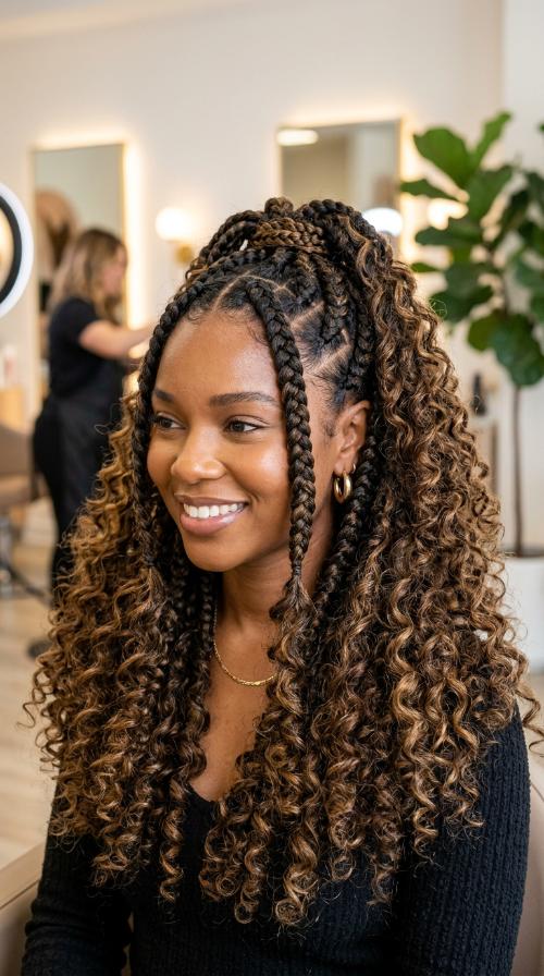 Chunky Goddess Braids