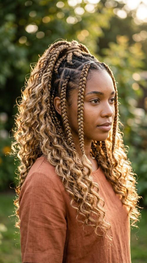 Chunky Jumbo Cornrows