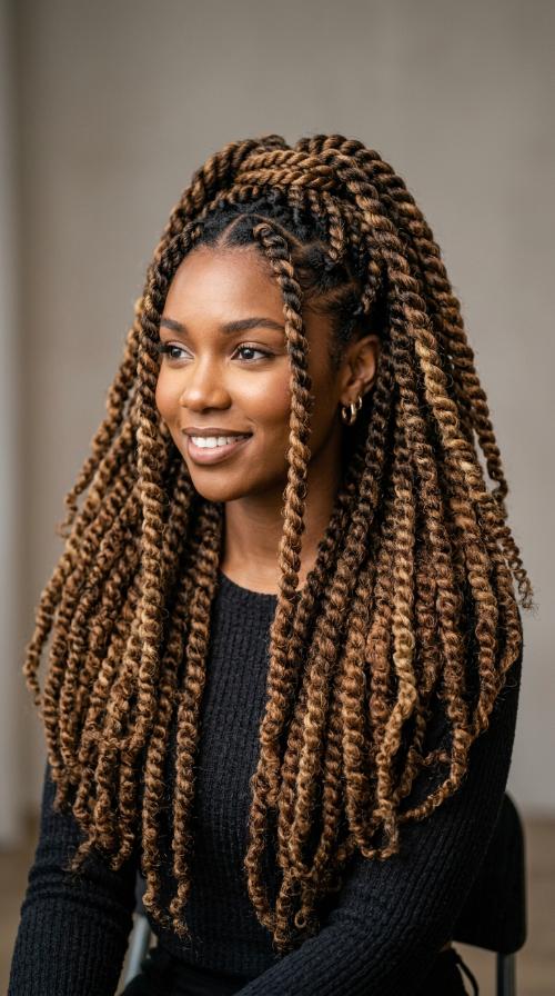 Chunky Two-Strand Twists