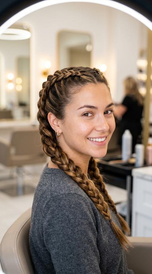 Classic Dutch Braids