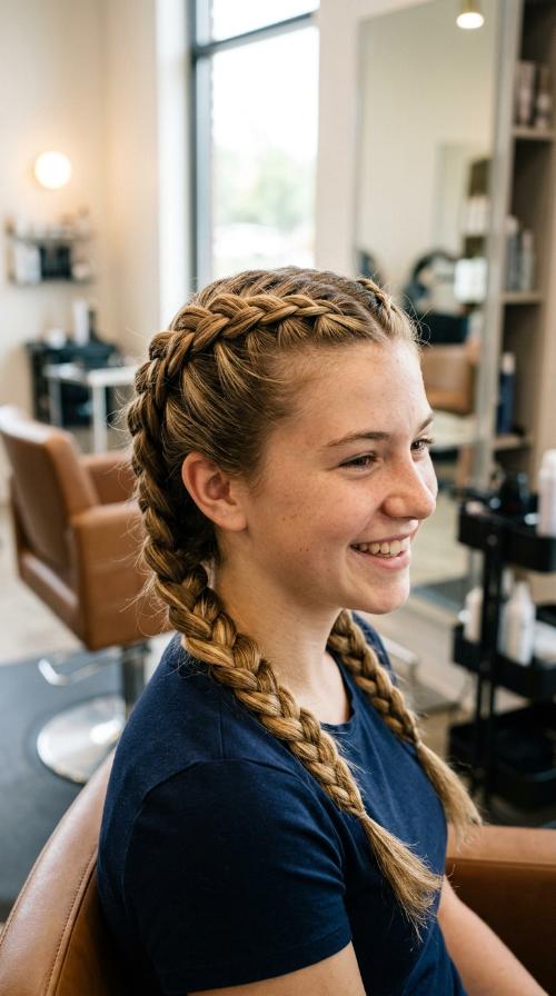 Classic Dutch Braids
