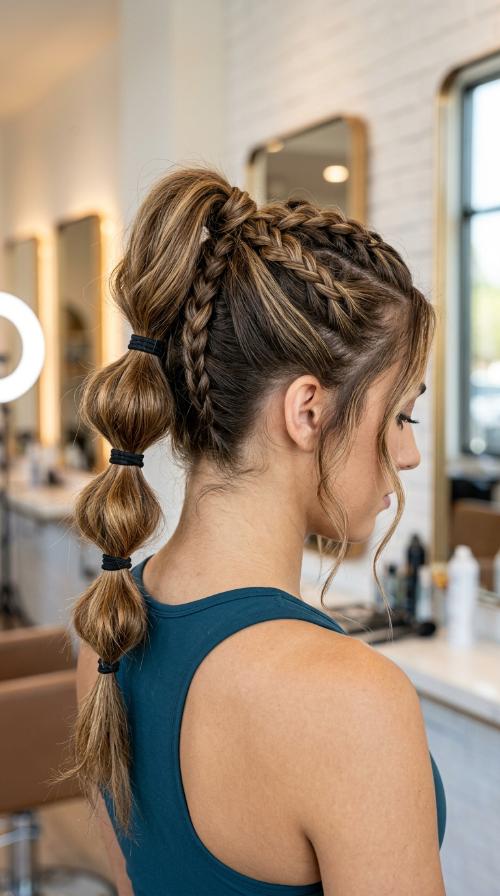 Classic High Bubble Braid