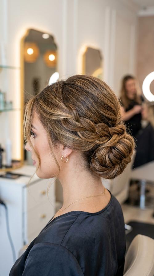 Classic Low Chignon