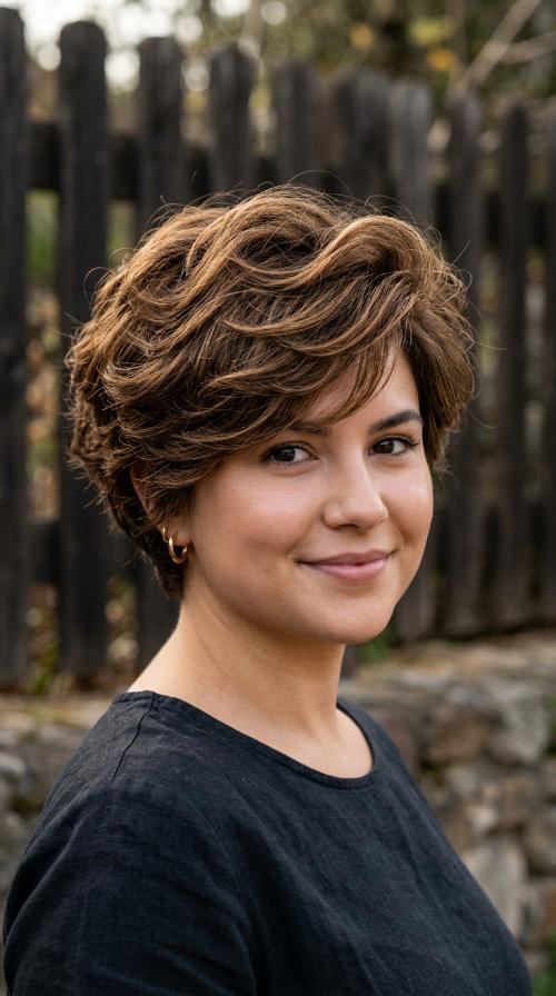 Classic Pixie with Volume