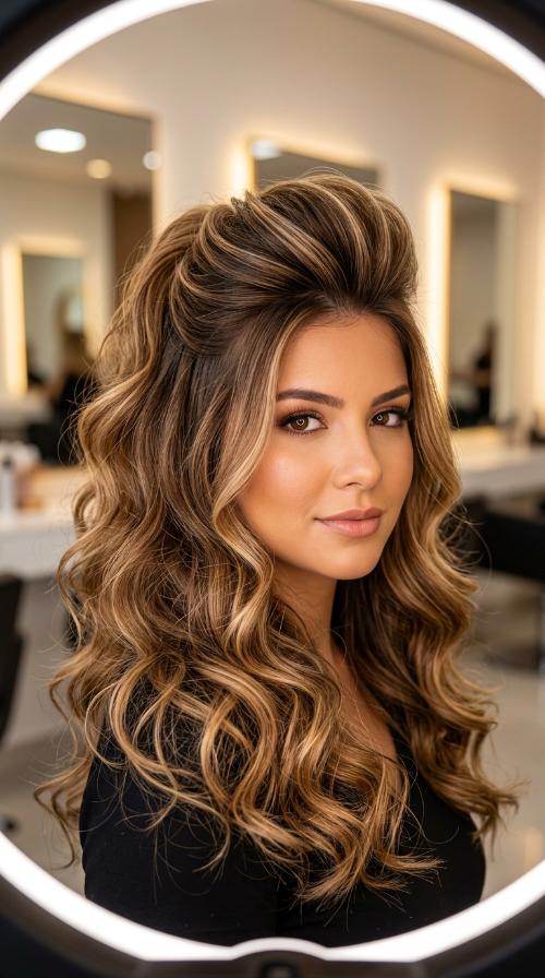 Classic Pompadour Style