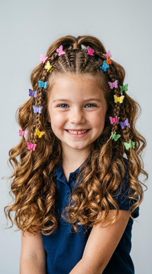 Colorful Butterfly Clips
