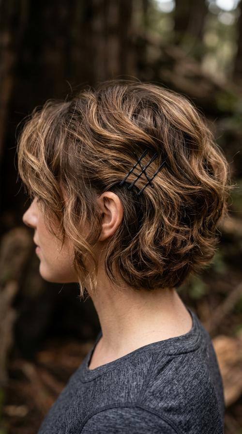 Criss-Cross Bobby Pin Lock