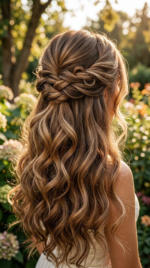 Criss-Cross Half Up