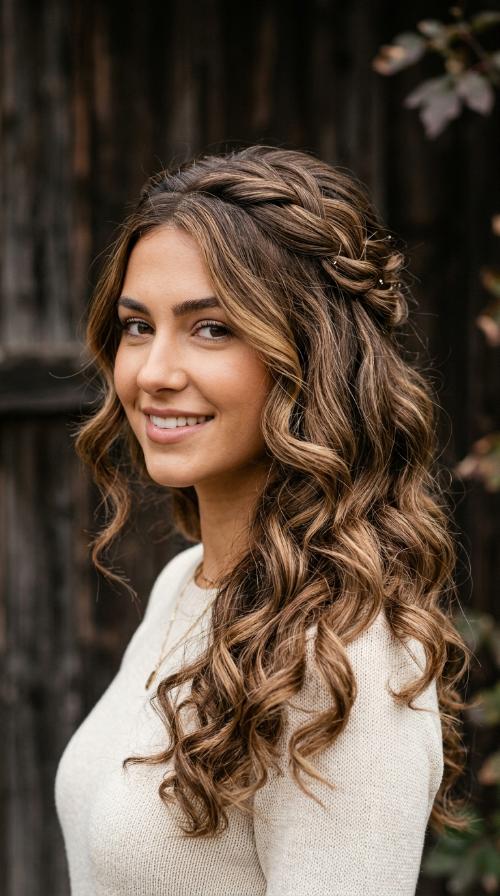 Criss-Cross Half-Up Pin