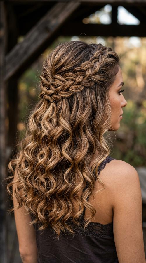 Criss-Cross Half-Up Style