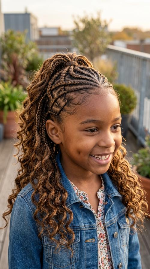 Criss-Cross Patterned Braids