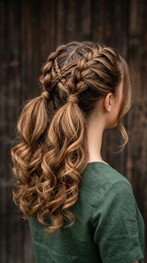 Criss-Cross Pigtails