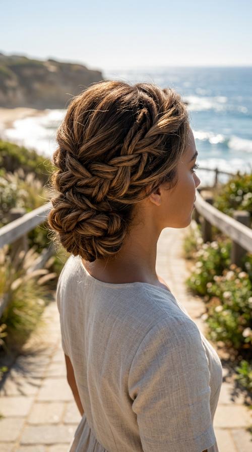 Criss-Cross Pinned Updo