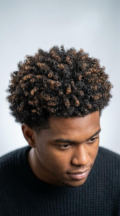 Cropped Afro for Type 4A Curls