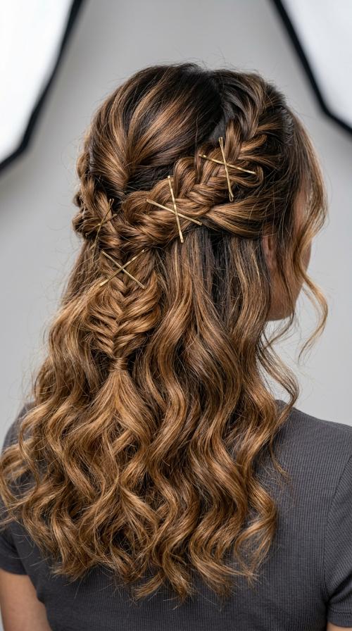 Crossed Bobby Pin Matrix