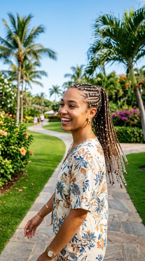 Crystal-Encrusted Braids