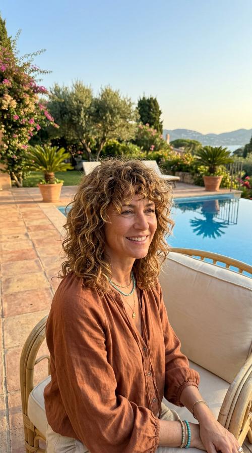 Curly Bangs and Long Shag