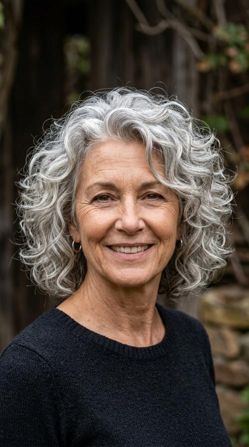 Curly Cropped Shag