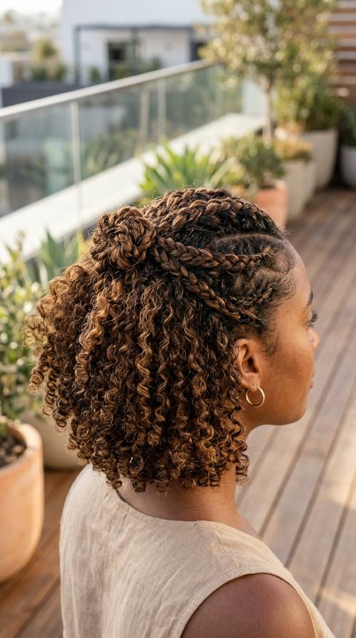 Curly Tapered Cut