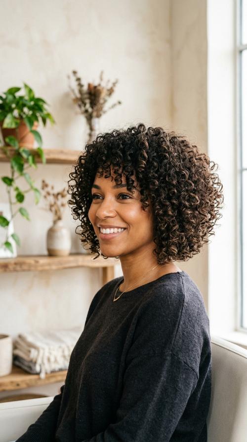Curly Textured Stack