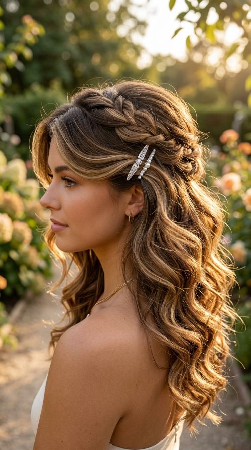 Deep Side Part with Clips