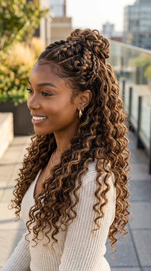 Deep Wave Lace Front Wig